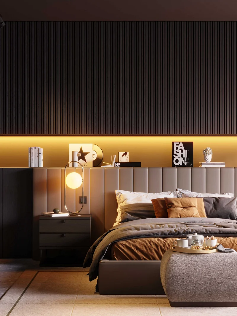 Stylish Club Manhattan Nachttisch