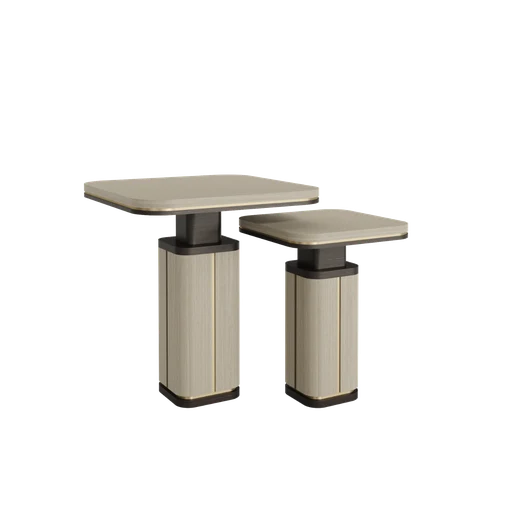 Casa Magna ARDEN Beistelltisch Holz H55 – 50 × 50 × 55 cm