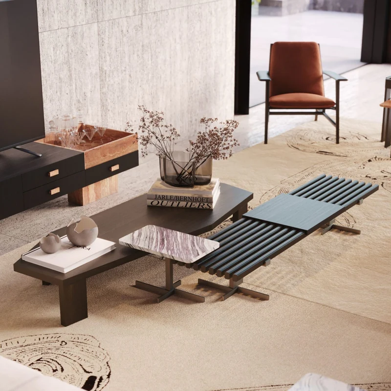 Stylish Club Escarpa Couchtisch