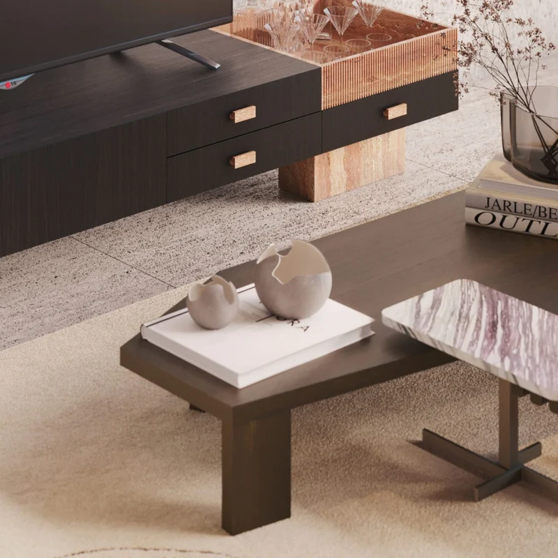Stylish Club Escarpa Couchtisch