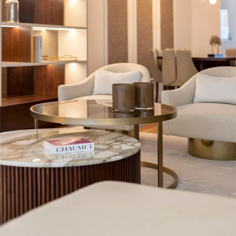 Stylish Club Copper Couchtisch