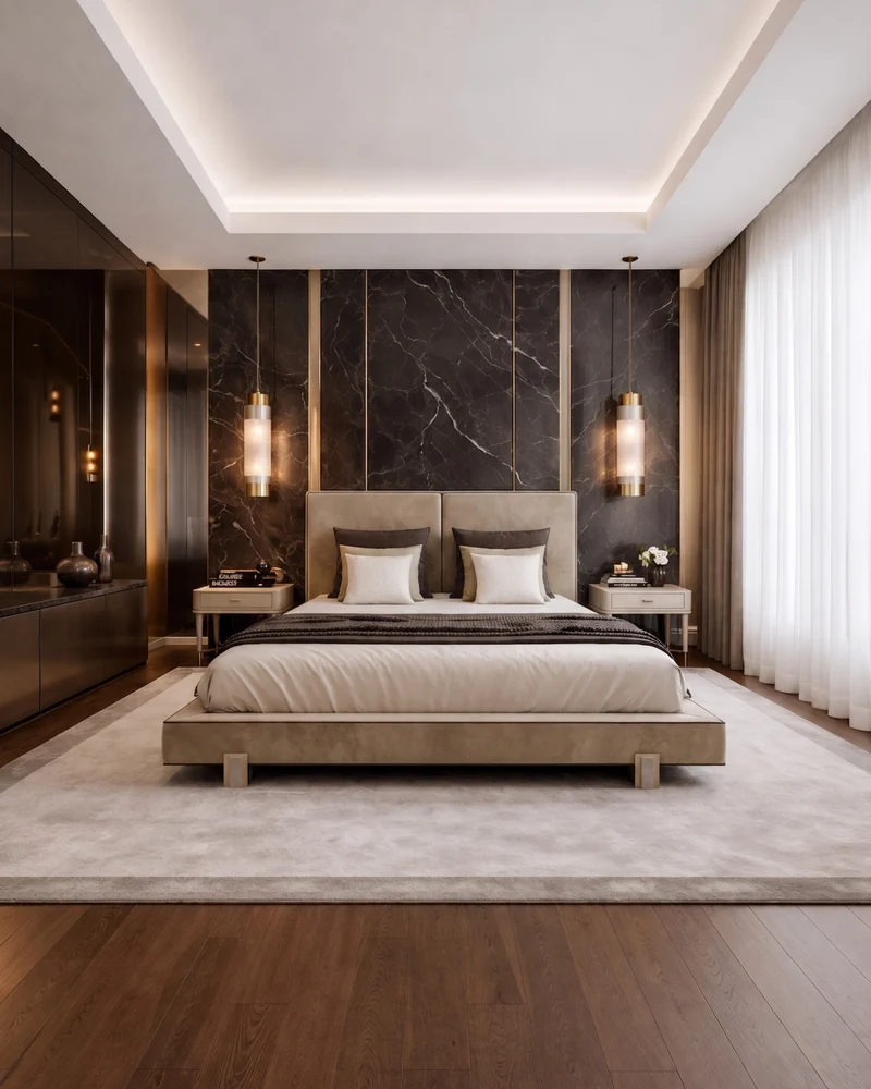 Casa Magna LUSO Bett 180 – 205 × 236 × 115 cm