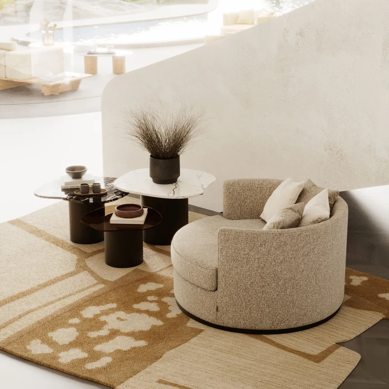 Stylish Club Natur (small) Beistelltisch