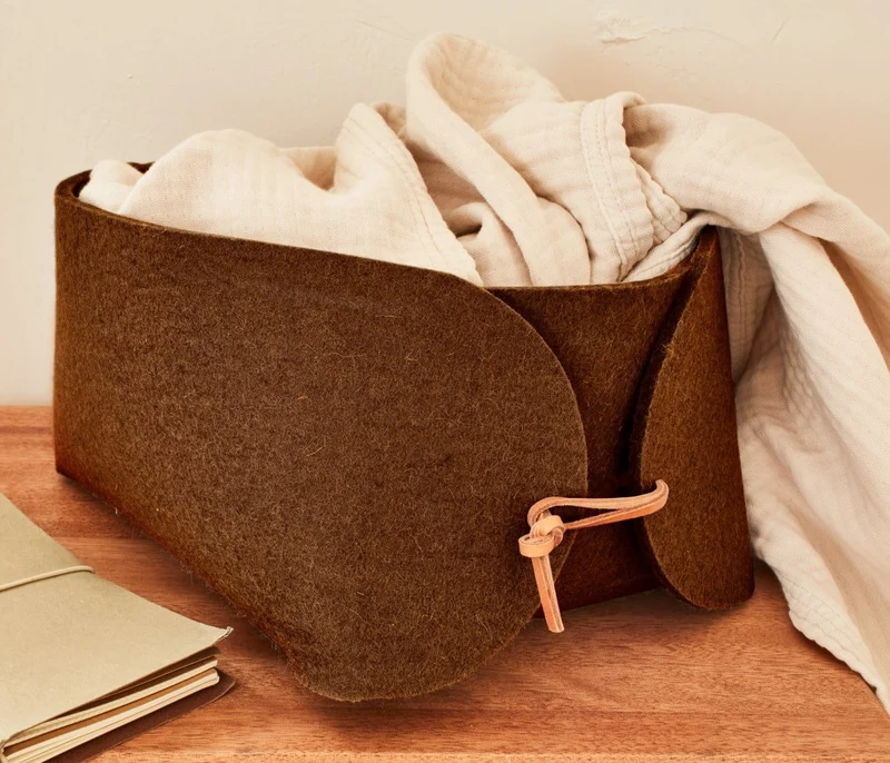Panier en laine