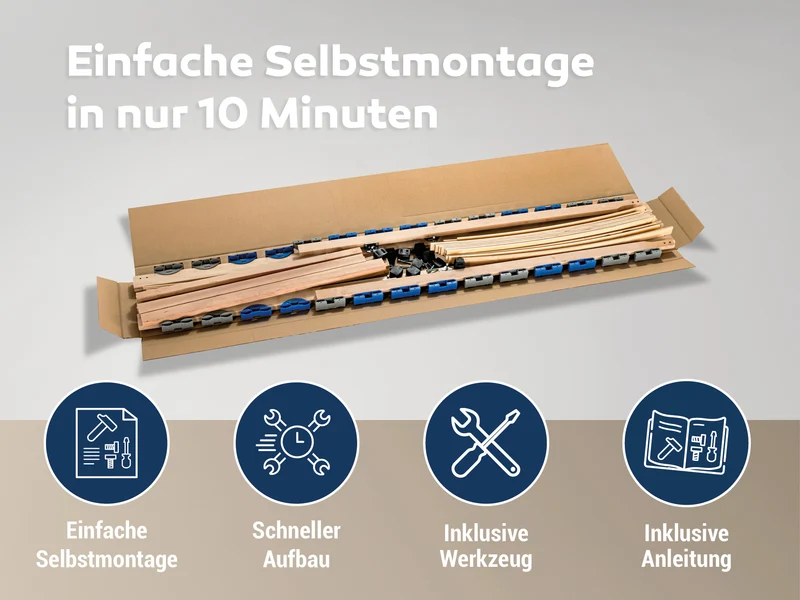 Betten-ABC Madera Selbstmontage Lattenrost