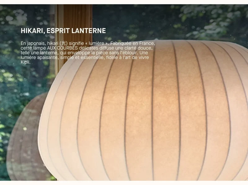 Lampadaire Hikari