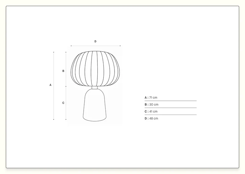 Lampe à poser Hikari