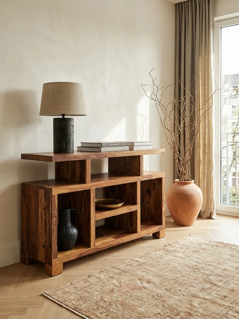 Sideboard – Massivholz, 115x76x40 cm, Landhausstil, auch als TV-Kommode