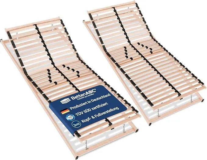 Betten-ABC Max1 K+F Lattenrost-Set fertig montiert 160x200 cm