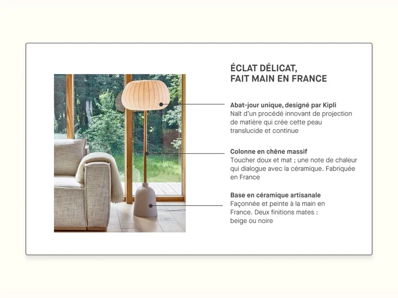 Lampadaire Hikari