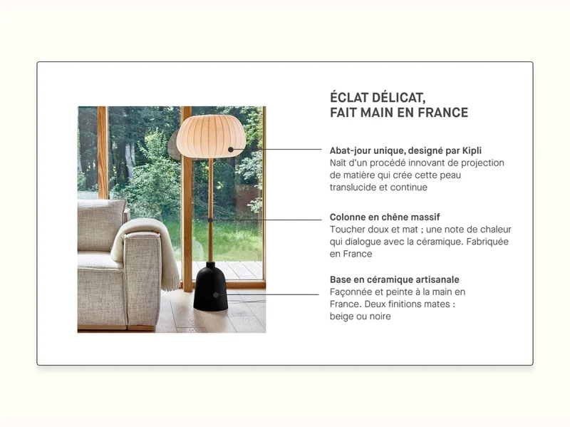 Lampadaire Hikari