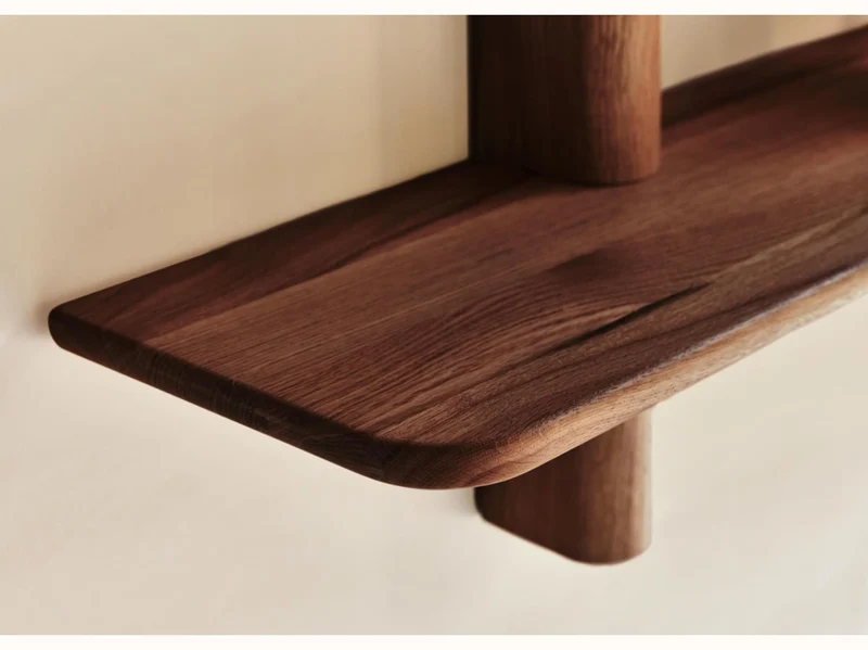 Étagère murale modulable en bois massif BAOBAB - 60x120 cm
