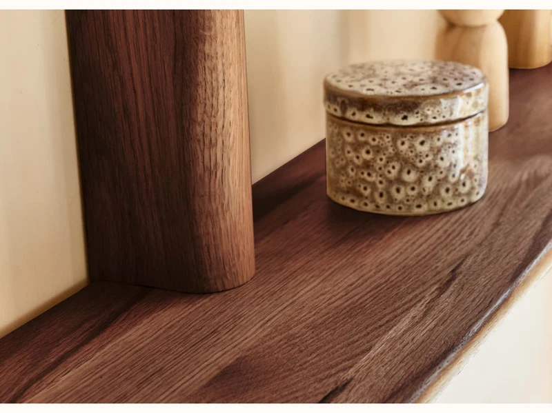 Étagère murale en bois massif BAOBAB - 3 tablettes