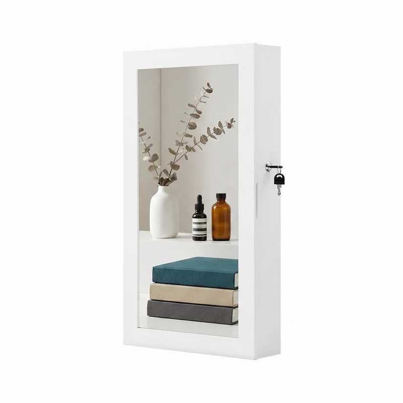 Hängender Schmuckschrank Vintagebraun
