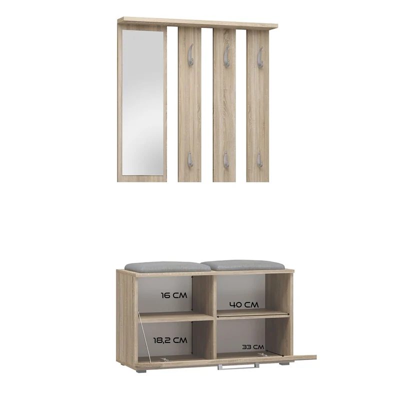 GARDEROBE OPAL SETZEN