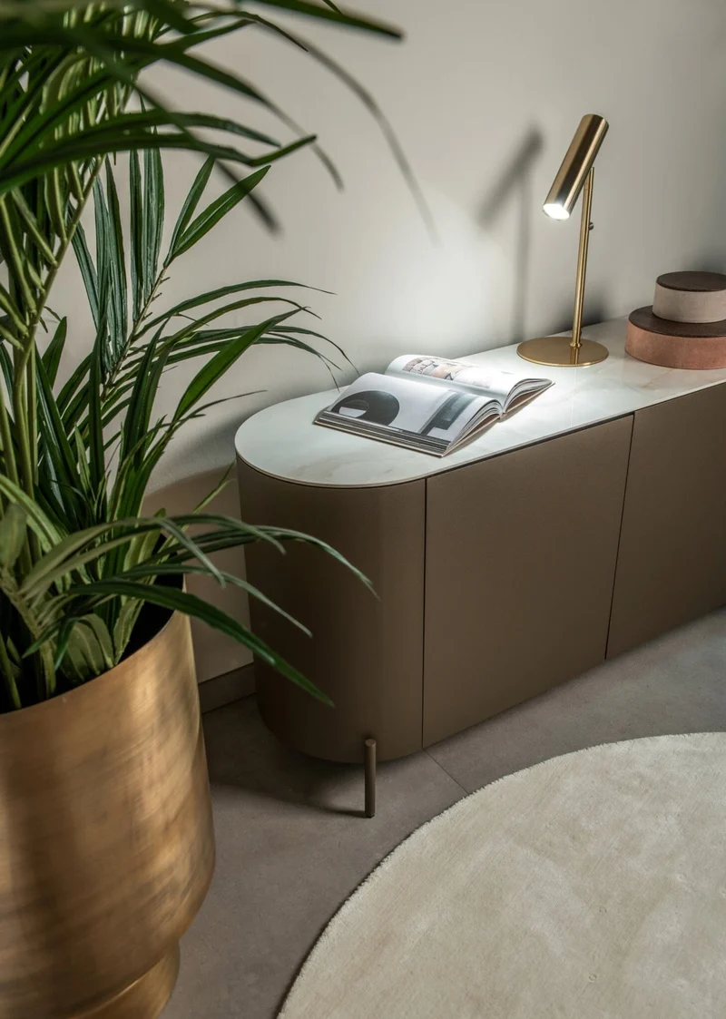 Dôme Deco PILAR Beistelltisch Cream