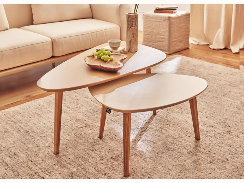 Table basse en bois - TIZU x Kipli