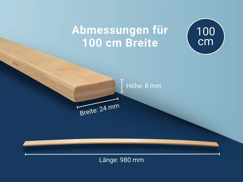 Betten-ABC Ersatz Federholzleisten 5er-Set