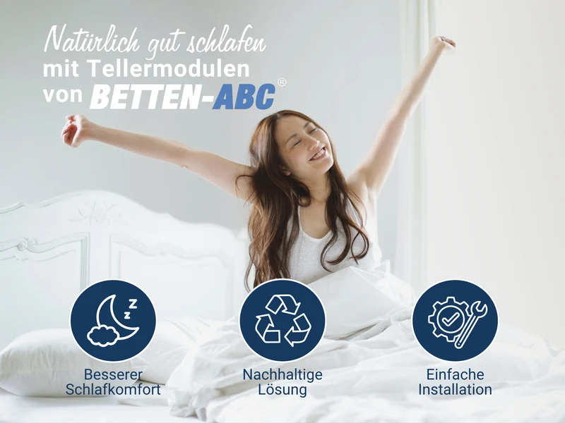 Betten-ABC Tellermodule für Tellerlattenrost 5er-Set