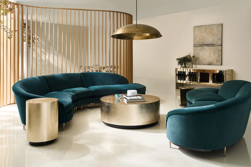 Caracole Cocktail Couture Round Couchtisch CLA-424-404 von instylior