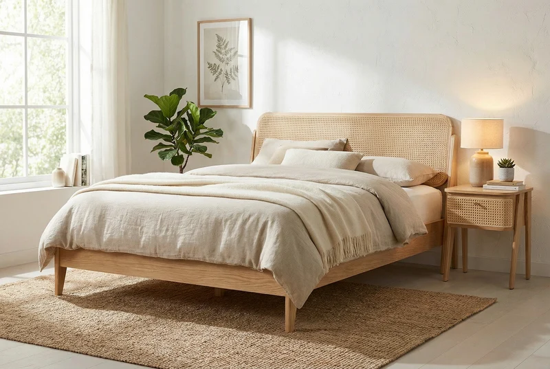 Bett 04 160cm x 200cm, Oak