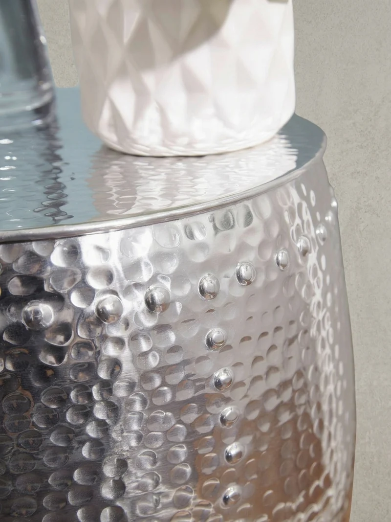 Beistelltisch Aluminium Orientalisch Hammerschlag