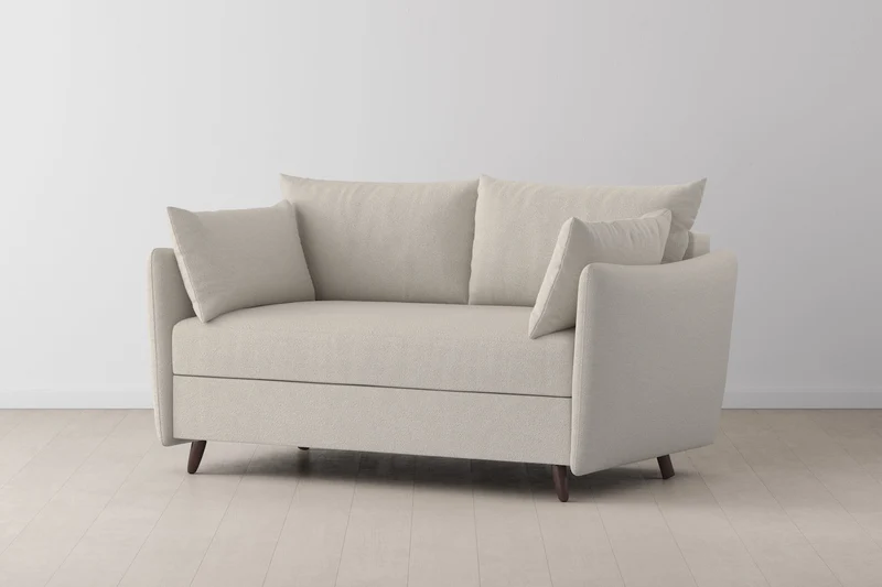 Model 08 Zweisitzer-Schlafsofa , Elfenbeinfarbe