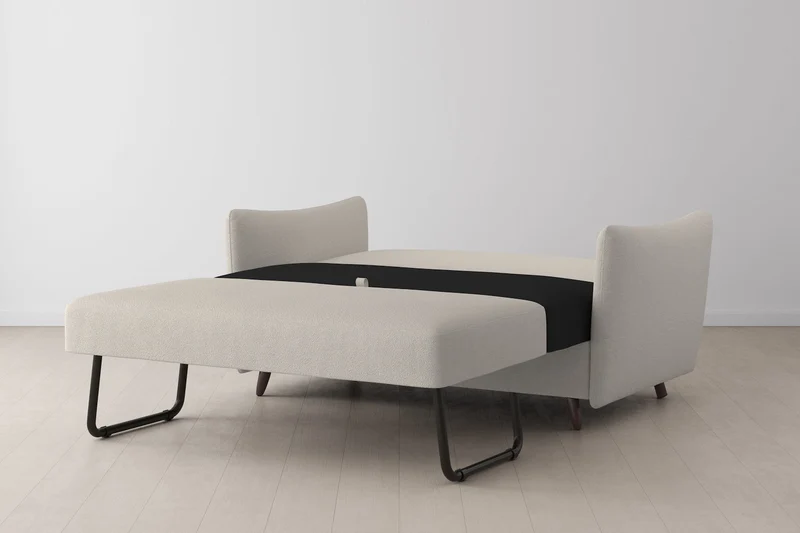 Model 08 Zweisitzer-Schlafsofa , Elfenbeinfarbe