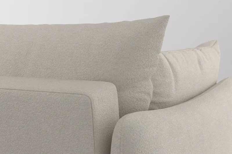 Model 08 Zweisitzer-Schlafsofa , Elfenbeinfarbe