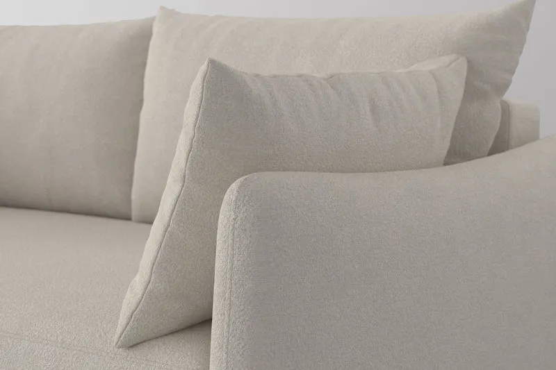 Model 08 Zweisitzer-Schlafsofa , Elfenbeinfarbe
