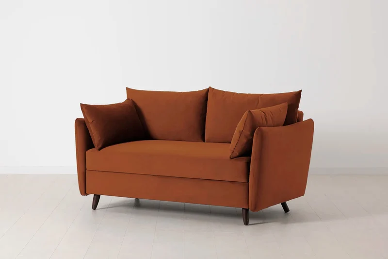 Model 08 Zweisitzer-Schlafsofa , Umbrabraun