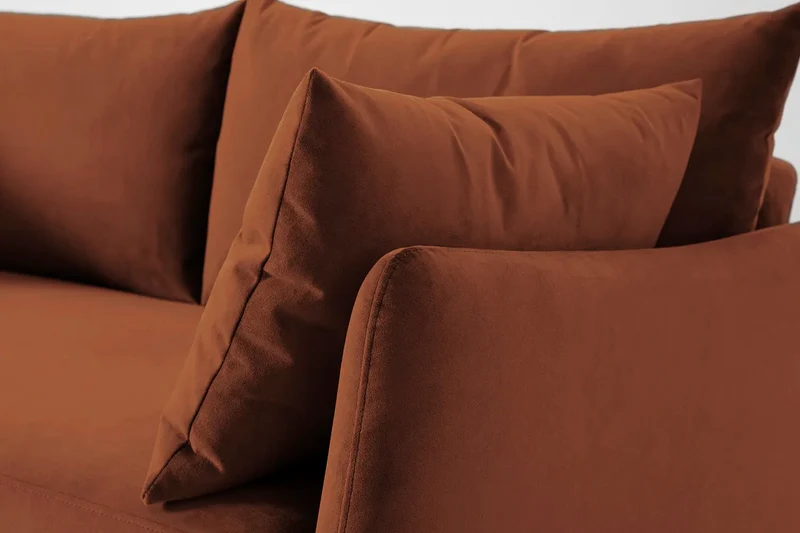 Model 08 Zweisitzer-Schlafsofa , Umbrabraun