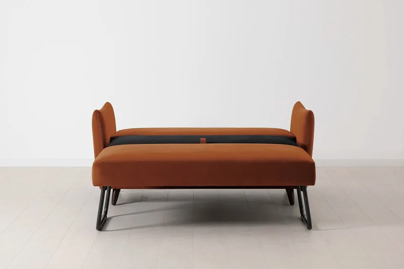 Model 08 Zweisitzer-Schlafsofa , Umbrabraun