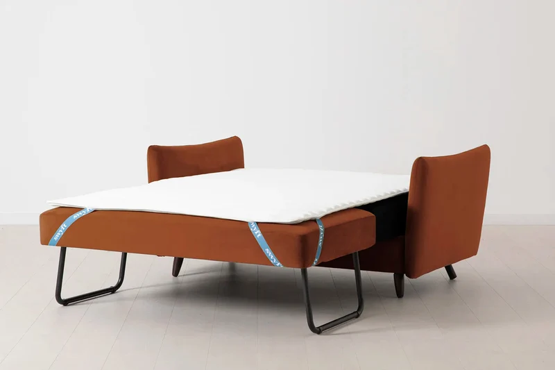 Model 08 Zweisitzer-Schlafsofa , Umbrabraun