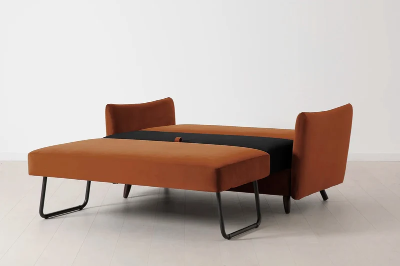 Model 08 Zweisitzer-Schlafsofa , Umbrabraun