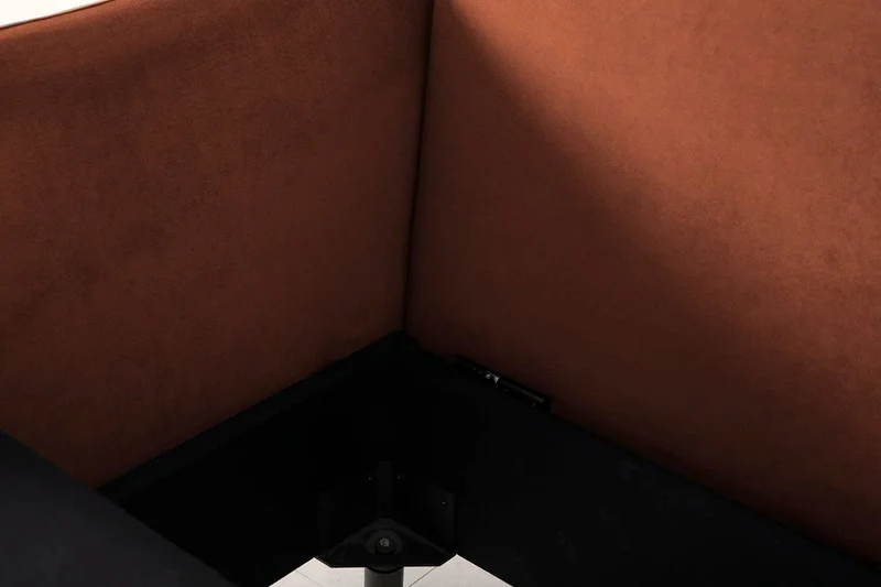 Model 08 Zweisitzer-Schlafsofa , Umbrabraun