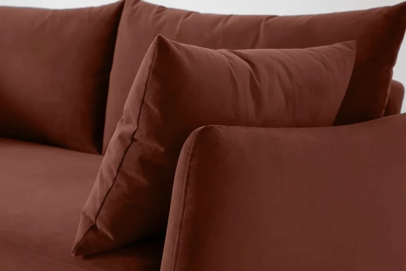 Model 08 Zweisitzer-Schlafsofa , Ziegelrot