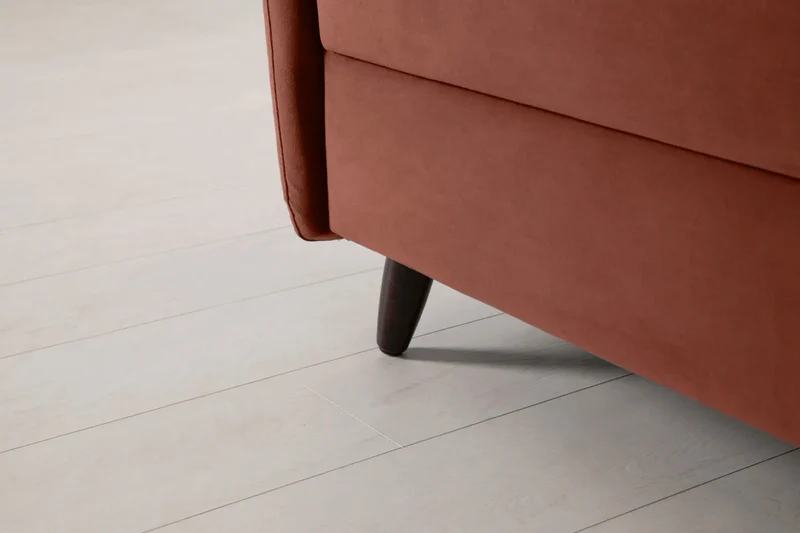 Model 08 Zweisitzer-Schlafsofa , Ziegelrot
