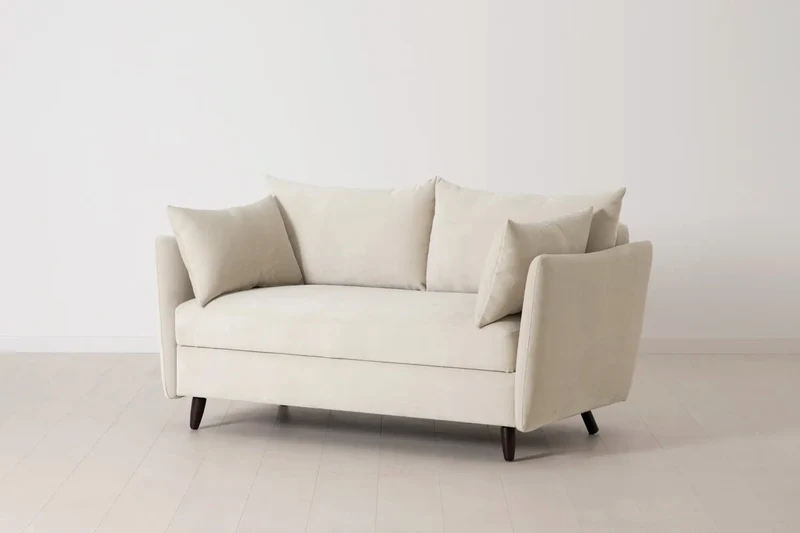 Model 08 Zweisitzer-Schlafsofa , Kreideweiß