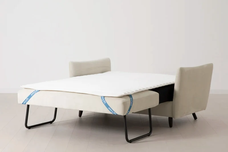 Model 08 Zweisitzer-Schlafsofa , Kreideweiß
