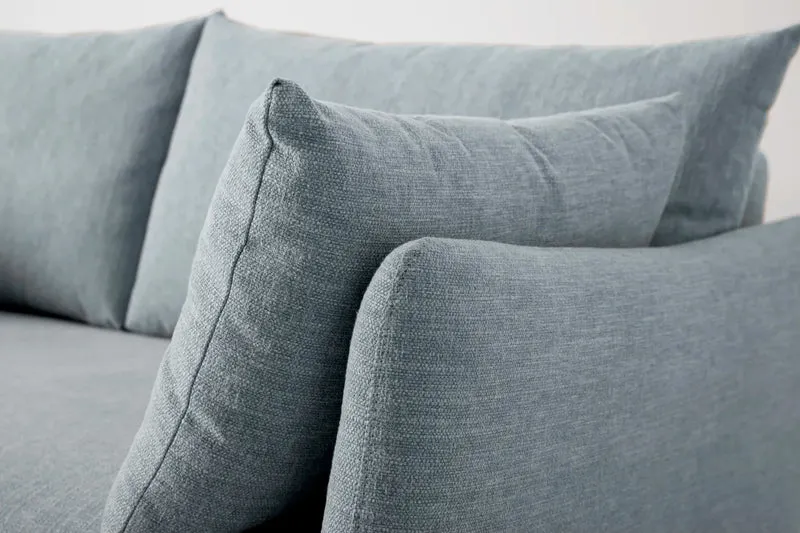 Model 08 Zweisitzer-Schlafsofa , Meerglasblau