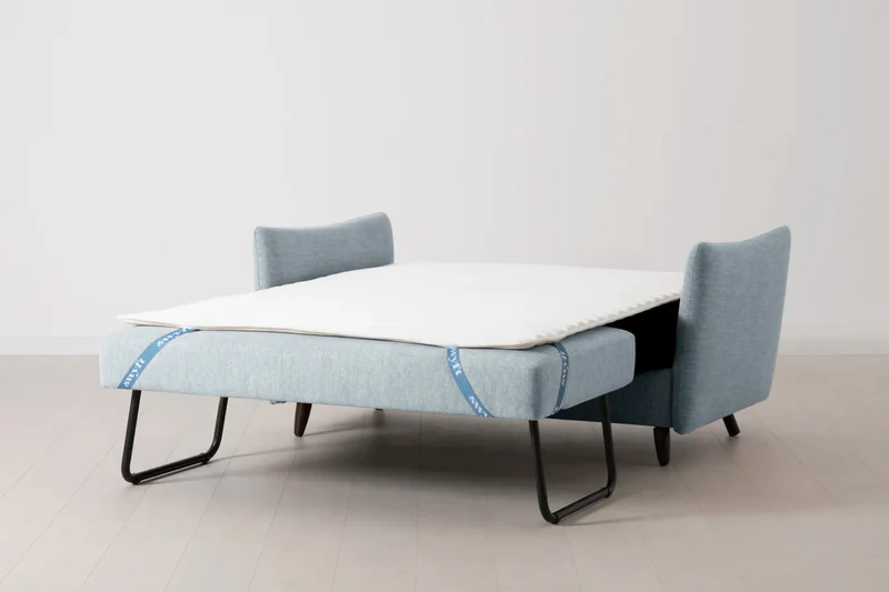 Model 08 Zweisitzer-Schlafsofa , Meerglasblau