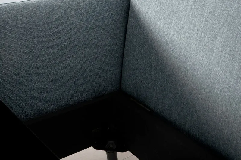 Model 08 Zweisitzer-Schlafsofa , Meerglasblau