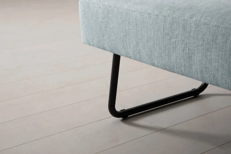 Model 08 Zweisitzer-Schlafsofa , Meerglasblau