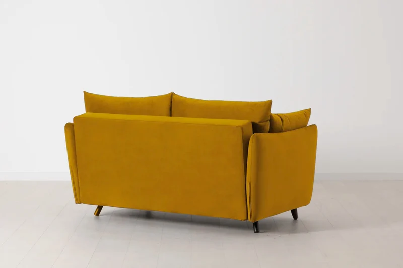 Model 08 Zweisitzer-Schlafsofa , Senfgelb