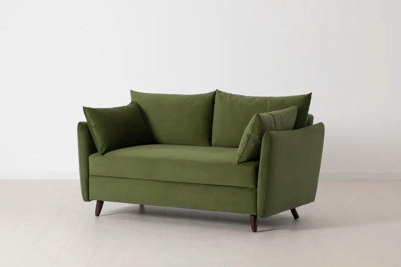 Model 08 Zweisitzer-Schlafsofa , Laubgrün
