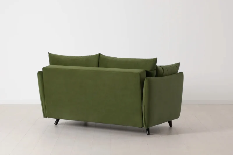 Model 08 Zweisitzer-Schlafsofa , Laubgrün