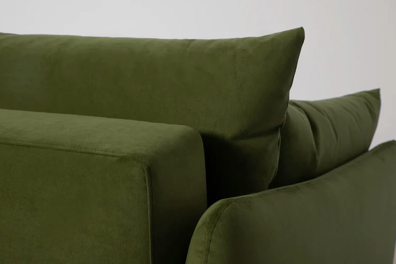 Model 08 Zweisitzer-Schlafsofa , Laubgrün