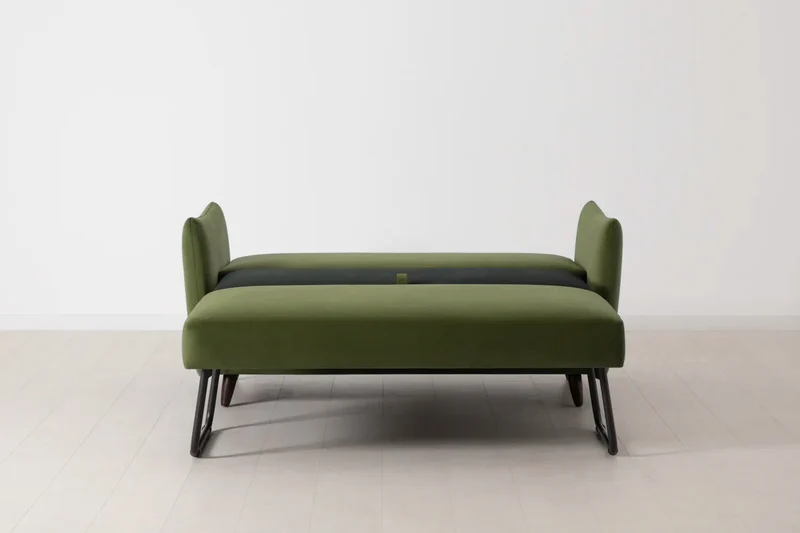 Model 08 Zweisitzer-Schlafsofa , Laubgrün