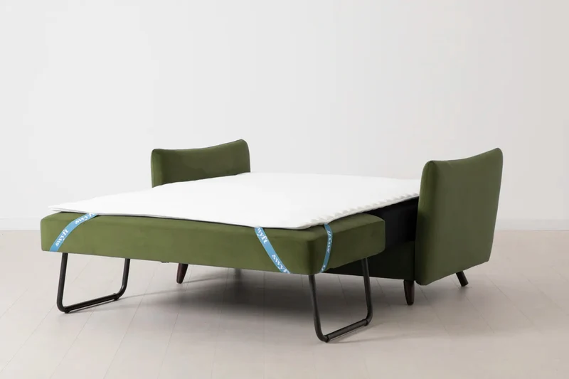 Model 08 Zweisitzer-Schlafsofa , Laubgrün